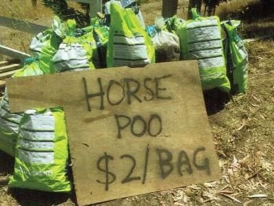 Composting Horse Manure - BEWARE 3 horse_poo_bags